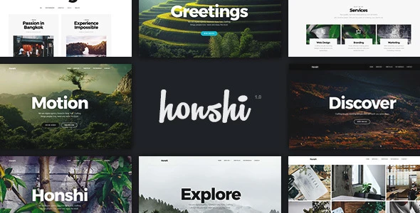 Honshi – Creative Portfolio WordPress Theme