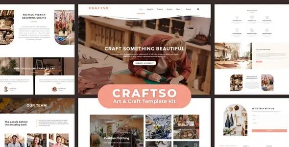Craftso – Crafting Elementor Template Kit