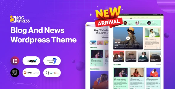 BlogXpress – Blog News WordPress Theme