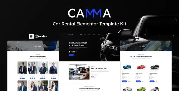 Camma – Car Rental Elementor Template Kit