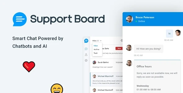 Chat – Support Board – OpenAI Chatbot – WP