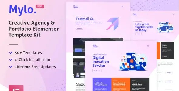 Mylo – Creative Agency & Portfolio Template Kit
