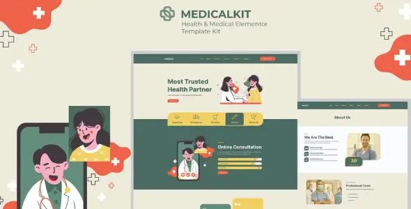 Medicalkit – Health & Clinical Care Elementor Template Kit