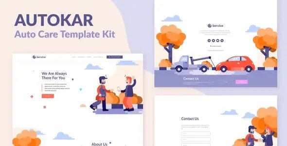 Autokar – Auto Care Elementor Template Kit