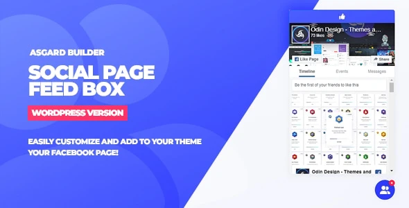 Social Page Feed Box WordPress Plugin