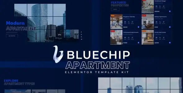 Bluechip – Apartment & Property Elementor Template Kit