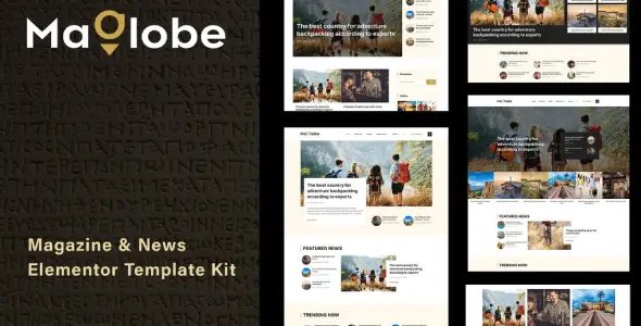 Maglobe – Magazine & News Elementor Template Kit