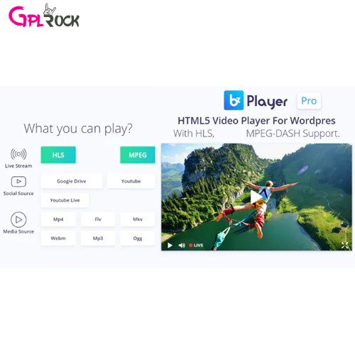 bzplayer Pro | Live Streaming Player WordPress Plugin