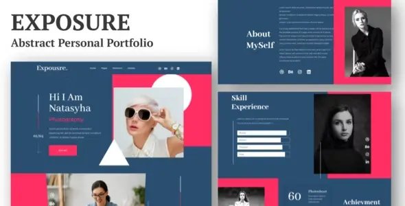 Exposure – Personal Portfolio Elementor Template Kit