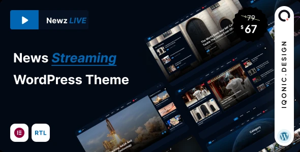 Newz LIVE – News WordPress Theme