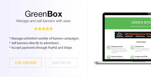 Green Box for WordPress – Manage and Sell Banners