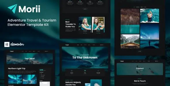 Morii – Adventure Travel & Tourism Elementor Template Kit