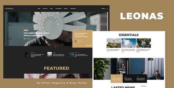 Leonas – Magazine and Blog WordPress Theme