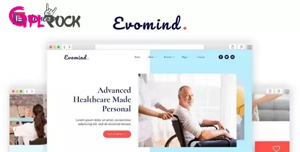 Evomind – Home Healthcare Services Elementor Template Kit