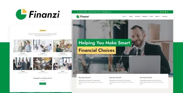 Finanzi – Finance & Business Elementor Template Kit